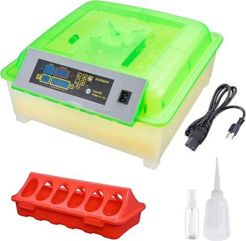 Yescom 56 Incubadoras de huevos para incubar huevos con volteador automático Incubadoras de pollo Granja Aves de corral Pato Ganso Codorniz Pájaro