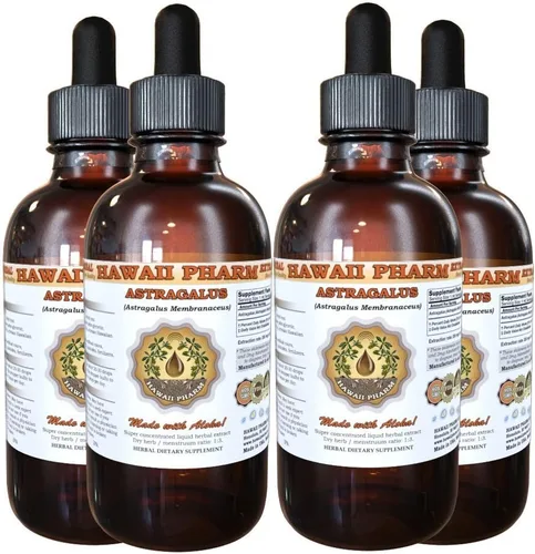 Vista 8 de HawaiiPharm Extracto líquido de astrágalo, astrágalo orgánico (Astragalus membranaceus) Suplemento de tintura de raíz seca, 4 onzas