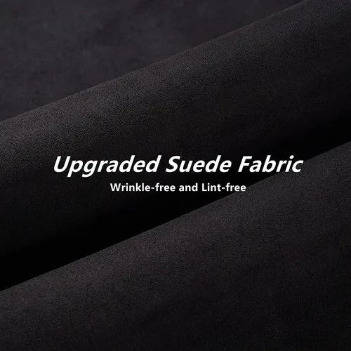 Vista 3 de Cartist Cubierta de tablero, accesorios de auto, tapete antideslizante, antirreflejos (gamuza negra)