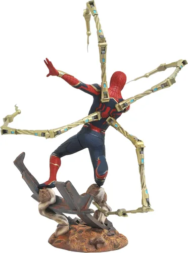 Vista 2 de Diamond Select Toys Colección Marvel Premier: Estatua de resina de Avengers Infinity War Spider-Man