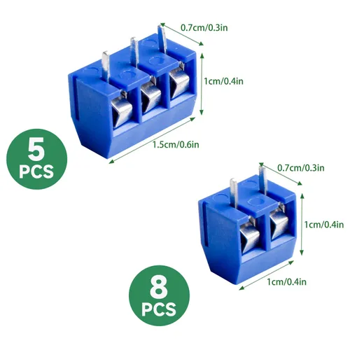 Vista 6 de Smraza Kit de placa PCB de doble cara de 104 piezas, placas de prototipo para soldadura de bricolaje y placas de circuito electrónico compatibles