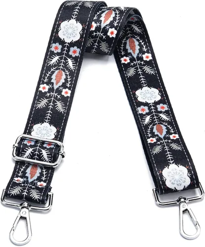 Vista 61 de Correa de Bolso Ancha Correa de Hombro Ajustable Correa de Repuesto Cruzada Correa de Bolso de Hardware Plateado