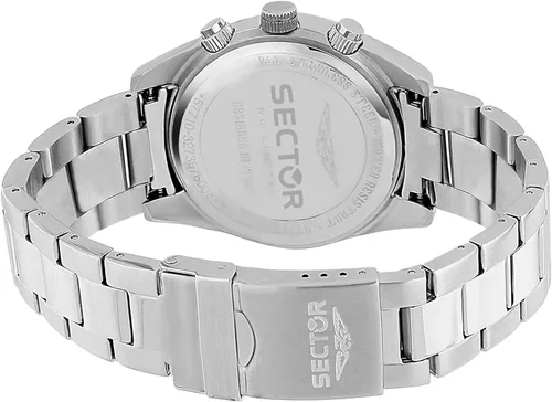 Vista 2 de Sector R3273676004 240 Reloj analógico de cuarzo plateado para hombre, Acero, Cronógrafo, movimiento de cuarzo