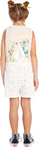 Vista 3 de Volcom Pantalón corto Truly Stoked de forro polar para niña