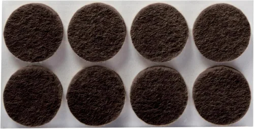 Vista 2 de Scotch Almohadillas de Fieltro 32 Piezas Marrón, Almohadillas de Fieltro para Muebles para Proteger Suelos de Madera Dura, de 1 Pulgada Redondas