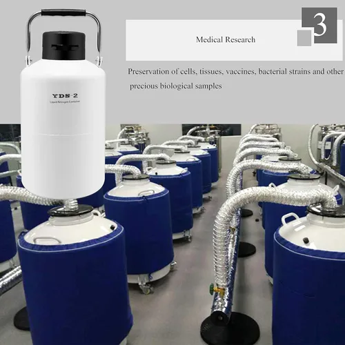 Vista 6 de CGOLDENWALL Tanque criogénico del nitrógeno líquido del tanque Ln2 del envase 16L