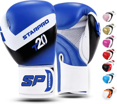 Vista 14 de Starpro Boxing Gloves with Wrist Support & Protection Sparring Training Bag Gloves for Men & Women 8oz 10oz 12oz 14oz 16oz