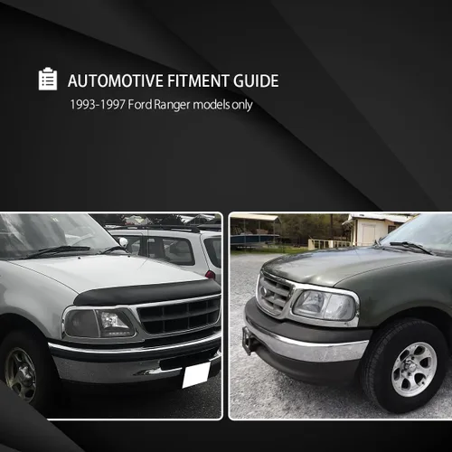 Vista 5 de Autozensation Compatible con Ford Expedition 1997-2002, Ford F150 1997-2003, luces de esquina negras