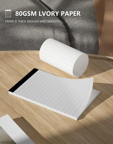 Vista 5 de 6 paquetes de blocs de notas pequeños de repuesto 3 x 5 pulgadas con 30 hojas de papel para notas en cada bloc Mini blocs de bolsillo de repuesto