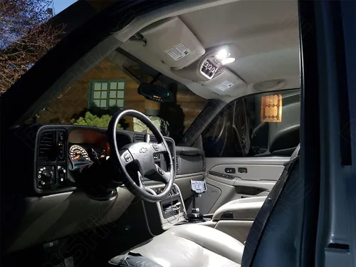 Vista 3 de Kit de luces LED interiores blancas BRISHINE para Chevrolet Chevy Tahoe/Suburban, GMC Yukon 2000 2001 2002 2003 2004 2005 2006 Super brillantes