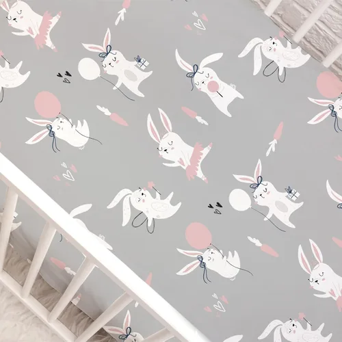 Vista 69 de Sábanas Florales para Moisés de Niña Paquete de 3, Sábana Ajustable para Colchón Transpirable y Cómoda, Moisés de Viaje Elástico y Moderno, Sábanas