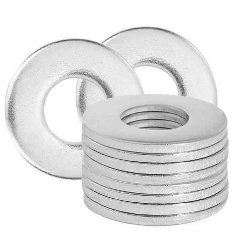 Vista 12 de Arandelas planas de acero inoxidable M2 - Diámetro exterior de 5mm, arandelas de acero inoxidable 304 (18-8) arandelas metálicas para tornillos