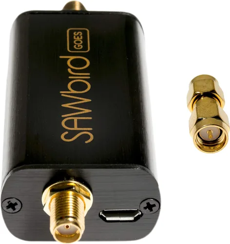 Nooelec SAWbird GOES - Amplificador de ruido ultra bajo (LNA) y módulo de filtro de sierra para aplicaciones NOAA (GOES/LRIT/HRIT/HRPT). Frecuencia