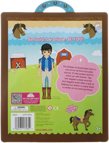 Vista 4 de Conjunto de ropa para muñecas de Lottie Saddle Up El mejor regalo divertido para empoderar a niños a partir de 3 años