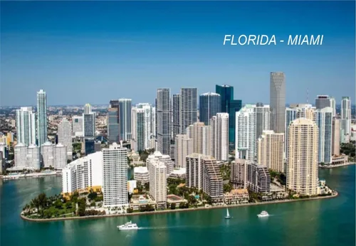Vista 10 de Imanes de nevera para refrigerador de Florida USA United States (1 pieza, estilo: Boca Raton #FL74)