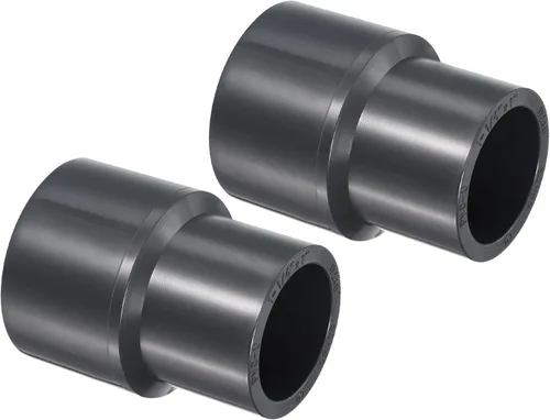Vista 10 de PATIKIL UPVC Reductor de tubería de 1 "x 1/2" Socket Schedule 80, conector adaptador de acoplamiento recto, gris