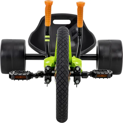 Vista 2 de Huffy Green Machine - Triciclo de deriva de 16 pulgadas para niños