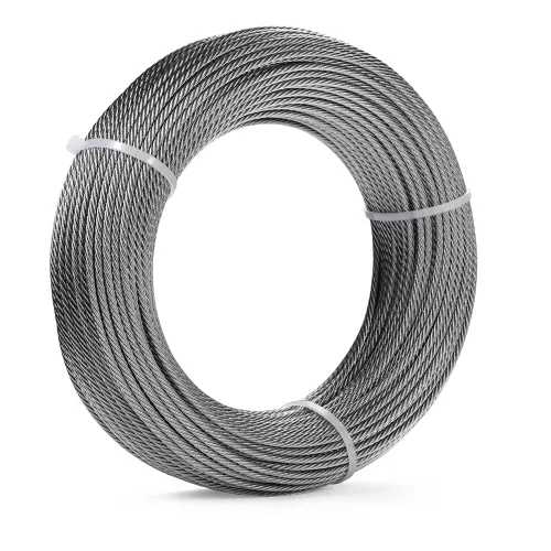 Steel DN Mate Cable de acero inoxidable 1/8 de 110 pies para kit de barandilla de cable de acero, alambre de acero inoxidable T316, resistencia a la