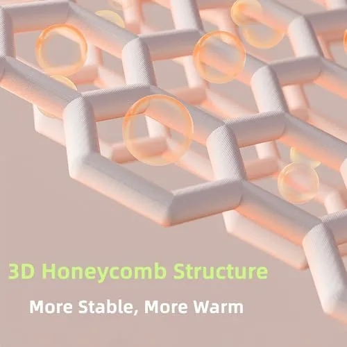 Vista 4 de Electric Heated Floor Mat Rug - 60 Adjustable Heat Settings, 12-Hour Timer, Cozy Indoor Use, Large 100x200cm Size for Comfort and Warmth