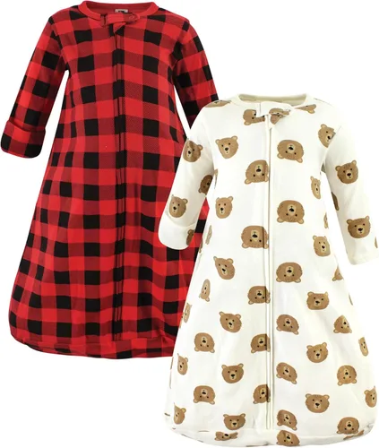 Vista 39 de Hudson Baby Saco de dormir unisex de algodón con manga larga para bebé, saco, manta