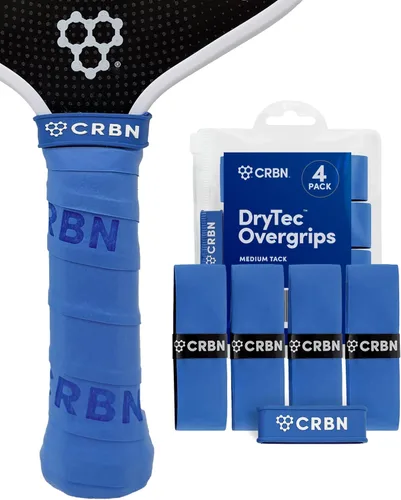 Vista 11 de CRBN Pickleball - Overgrips Drytec™ - Cinta adhesiva para pala de pickleball - Absorbe el impacto y la humedad - Pack de 4