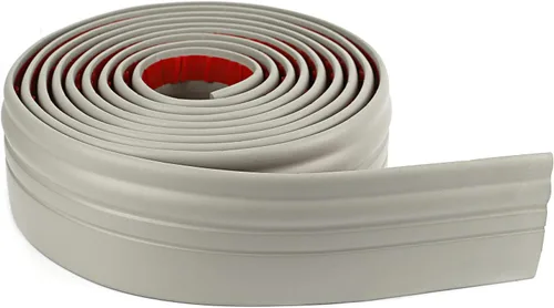Vista 9 de COUKIU Moldura flexible de goma EVA para moldura de base de pared, 2 pulgadas x 16.4 pies, base de pared de vinilo autoadhesivo (blanco puro)