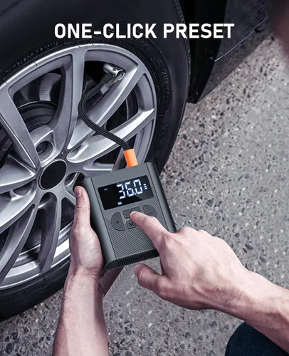 Vista 8 de Inflador de neumáticos, compresor de aire portátil, bomba de aire inalámbrica de 150 PSI para neumáticos de automóvil, bomba de neumáticos