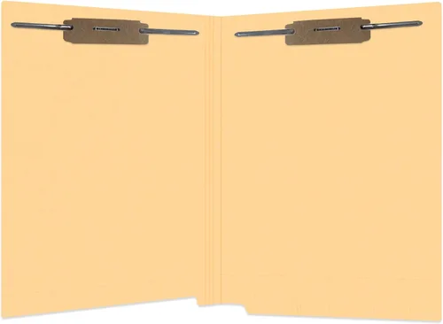 Vista 20 de Carpetas de archivos marrones, material médico, carpeta con pestaña final reforzada tamaño carta con cierre de 2 pulgadas en el interior frontal