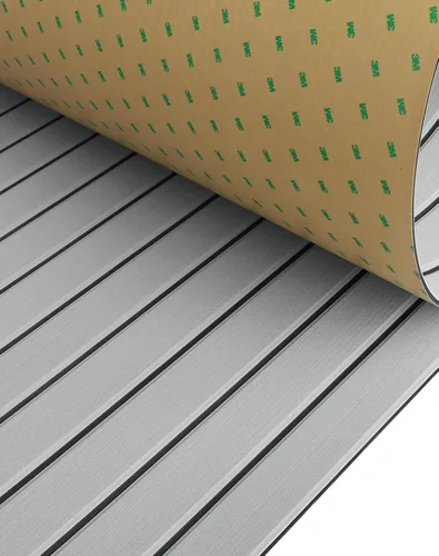 Hjdeck Boat Flooring EVA Foam Boat Decking with 3M Self-Adhesive Backing Non-Slip Boat Foam Flooring Marine Carpet DIY Faux Teak Sheet for Yacht Jon