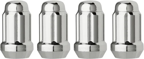 Vista 17 de DPAccessories Negro 7/16-20 Tuercas de rueda para ruedas de repuesto - Sintonizador de extremo cerrado - 34mm (1.35") de alto - Paquete de 4