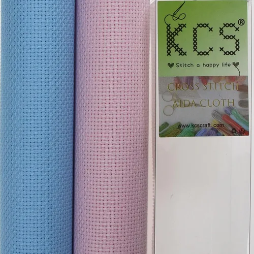 Vista 108 de KCS 2 cajas de tela de costura de algodón para punto de cruz de 15 x 18 pulgadas (blanco antiguo, 11 unidades)