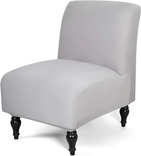 Vista 34 de Liykimt Funda para Silla de Acento sin Brazos Slipcover, Funda Slipcover para Silla Slipper de Spandex Elástico Extraíble para Silla sin Brazos
