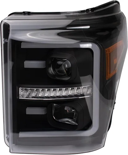 Vista 240 de TRQ Juego de Conjunto de Ensamble de Faros de 2 Piezas de Desempeño Halógeno con Marco Cromado Conductor y Lado del Pasajero Compatible con Mercedes