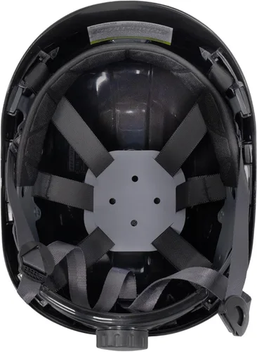 Vista 2 de PPE by JORESTECH - Casco de ABS para trabajar en altura y rescate con trinquete ajustable de suspensión de 6 puntos con certificación ANSI Z89.1-14