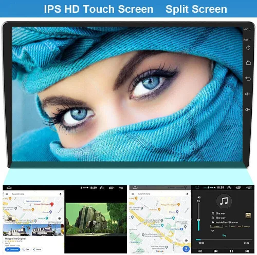 Vista 8 de Android 12.0 Doble DIN reproductor de radio estéreo para coche Mazda3 Axela 2014-2019 9 pulgadas HD pantalla táctil receptor de audio para coche