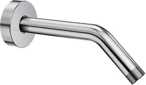 Vista 19 de YASFEL Brazo de Ducha de Oro Cepillado de 6 pulgadas Brazo de Extensión de Ducha Tubo con Brida y Cinta de Teflón para Cabezal de Ducha y Cabezal