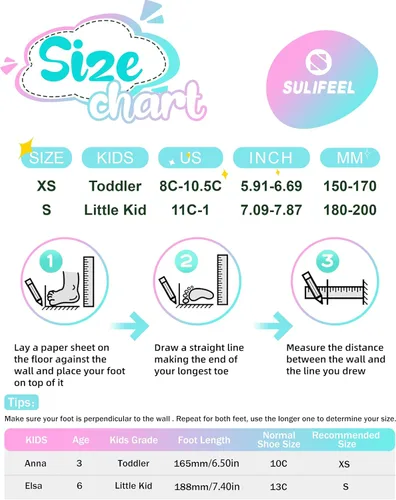 Vista 5 de SULIFEEL Patines ajustables para principiantes con rodilleras de unicornio arcoíris verde y rosa