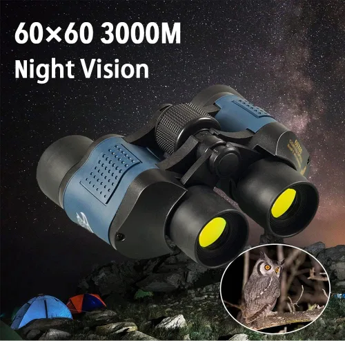 Vista 4 de LANGWEI Prismáticos para la caza, telescopio impermeable profesional 60x60 prismáticos 10000M de alta potencia óptica visión nocturna binoculares