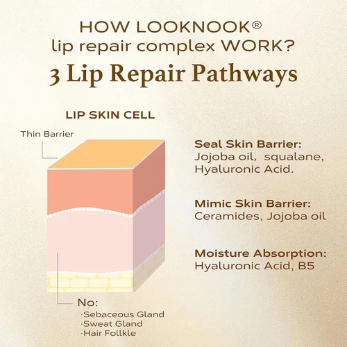 Vista 9 de Máscara de labios - Máscara para dormir de labios para el cuidado de los labios - Suero hidratante para labios y tratamiento con péptido de colágeno