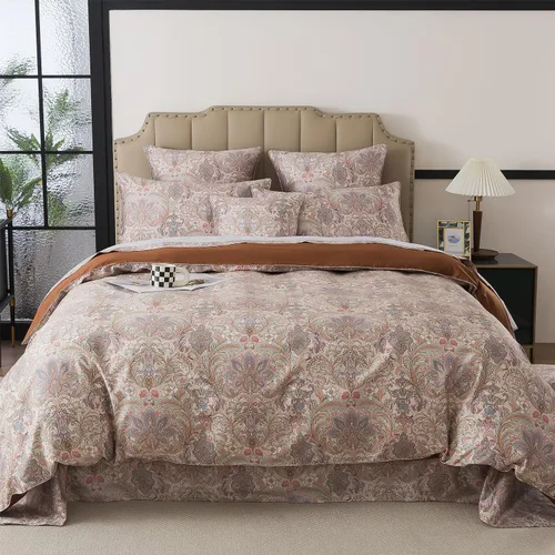 Vista 14 de FADFAY Juego de funda de edredón floral, tamaño completo, 100 % algodón, diseño de rosas y flores, funda de edredón azul, ropa de cama vintage