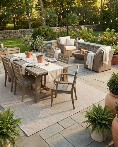 Vista 117 de Rugs.com Outdoor Solid Collection - Alfombra de pelo plano beige de 2 x 3 pulgadas, perfecta para entradas, cocinas, rincones de desayuno, piezas