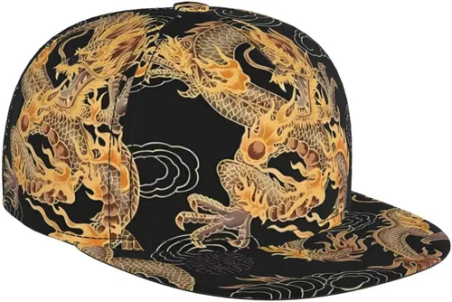 Vista 13 de Cartoon Animal Baseball Cap for Men Women Classic Snapback Hip Hop Flat Bill Brim Adjustable Visor Beach Trucker Hat