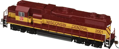 Vista 2 de Bachmann Industries Emd GP38-2 HO Scale # 2001Diesel Wisconsin Locomotora central