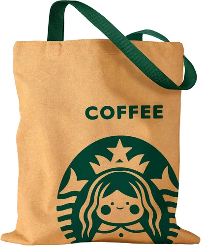 Vista 19 de Miss Adola Aesthetic Canvas Tote Bag - Reusable Shoulder Tote Bag for Women Lady Casual Vacation, Shopping, Work, Gym