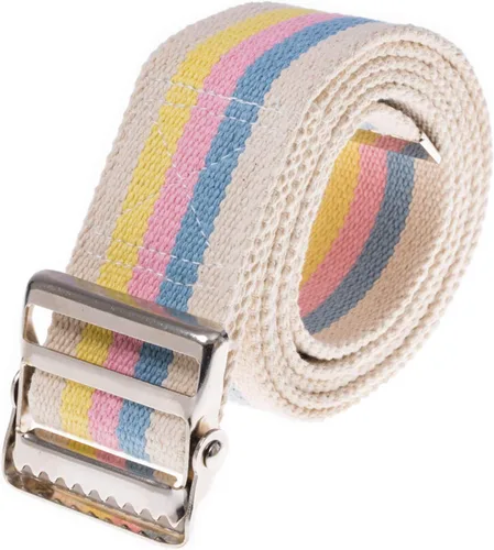 Vista 12 de COW&COW Cinturón de transferencia y marcha con hebilla de metal, ayuda de transferencia para caminar y estar de pie para cuidador, enfermera, Beige