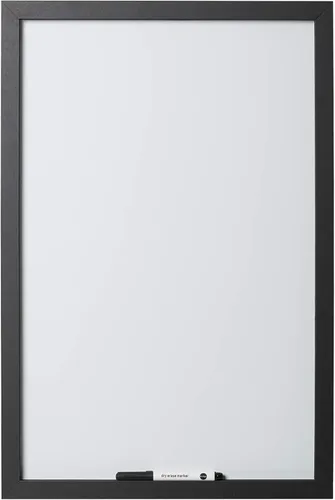 Vista 15 de MasterVision Tablero planificador de calendario 3 en 1, marco negro, 18 x 24 pulgadas (MX04511161)