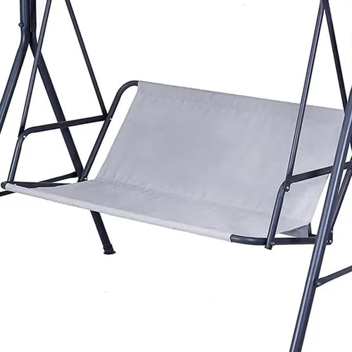 Vista 9 de Funda de asiento para columpio, 600D grueso Oxford impermeable, cojín de repuesto para exteriores, para silla de columpio de 2/3 asientos, patio