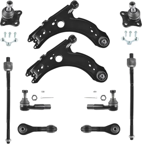 Vista 7 de Brazo de control inferior delantero para Volkswagen Beetle 1998-2010, Golf 1999-2009 GTI GL GLS City, Jetta 1999-2009 - Kit de suspensión de 2