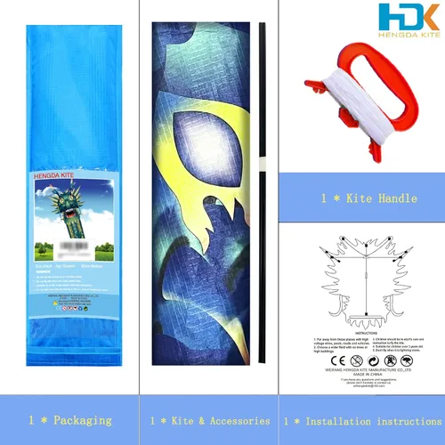 Vista 2 de HENGDA KITE Legendary Dragon Kite,for Kids and Adults,Easy to Fly,Excellent Fabric and Structure Design,Suitable for Square, Beach, Grass