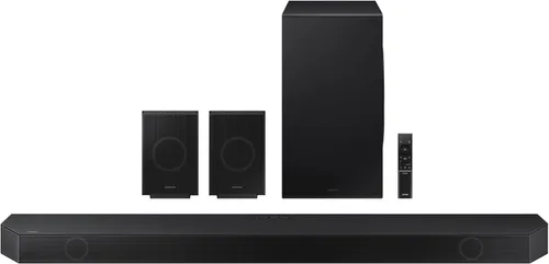 Vista 11 de Samsung HW-Q600C Barra de sonido de 3.1.2 canales con audio Dolby, Q-Symphony, Sonido Adaptativo, HDMI eARC, Modo Juego Pro, Bluetooth, haz